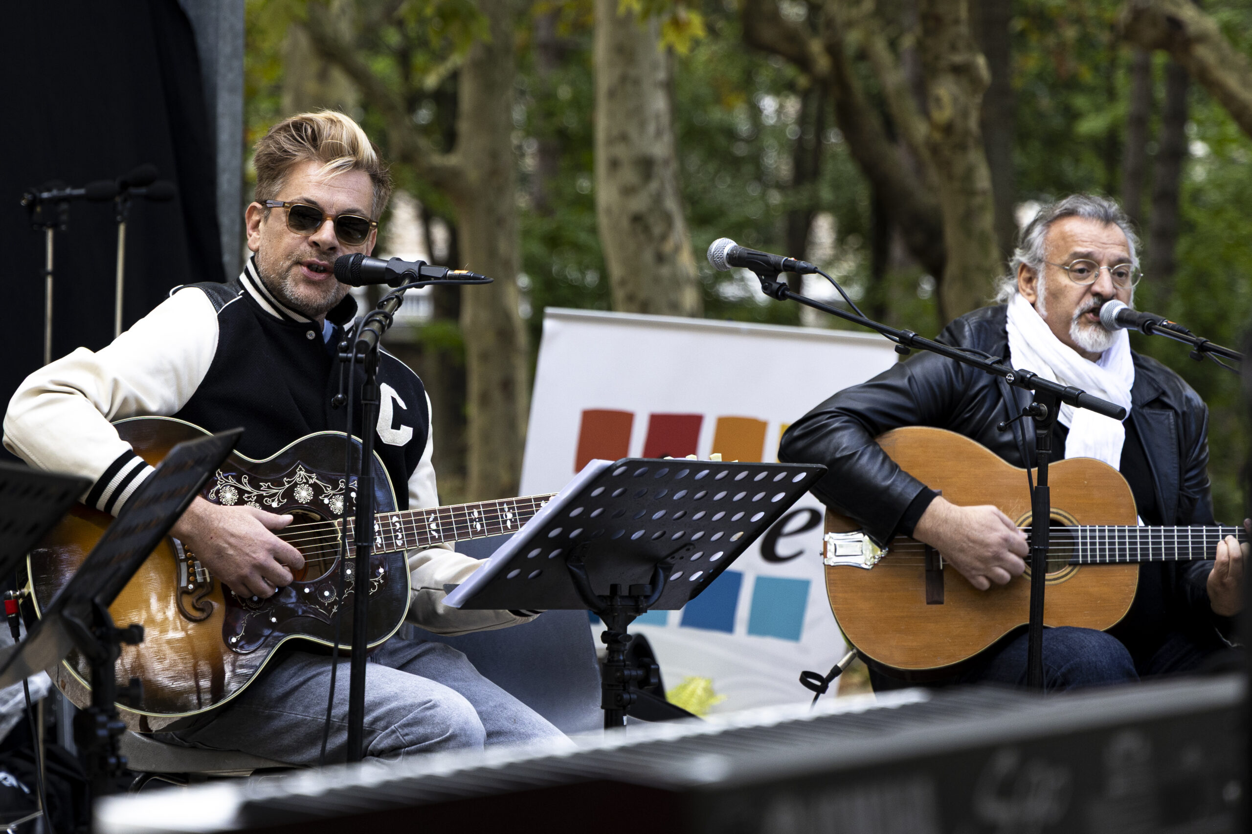 Bruno Granier et Benjamin Biolay, parrain des 38es Journées Brassens