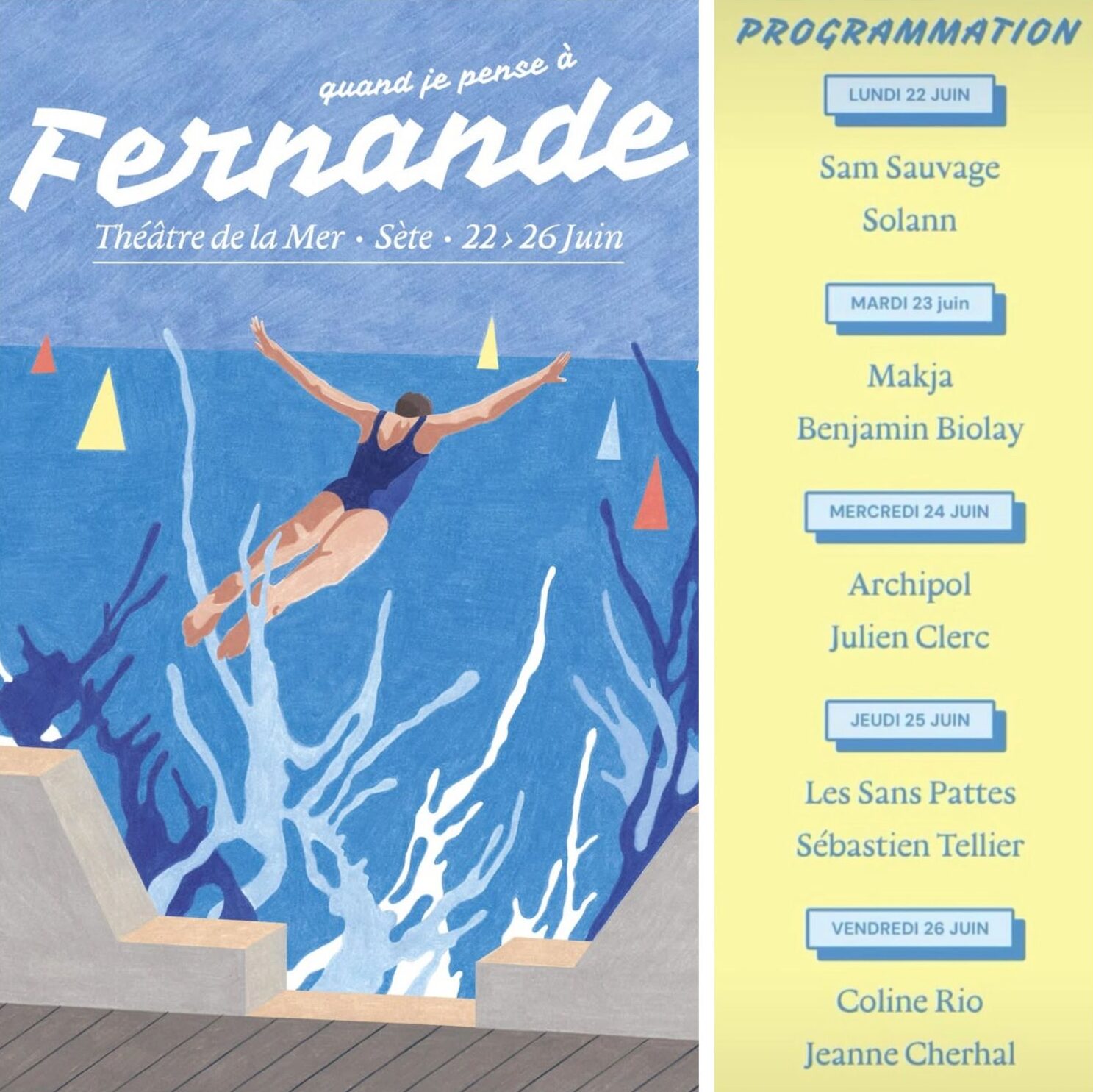 Festival Fernande - Le Théâtre de la Mer - Sète