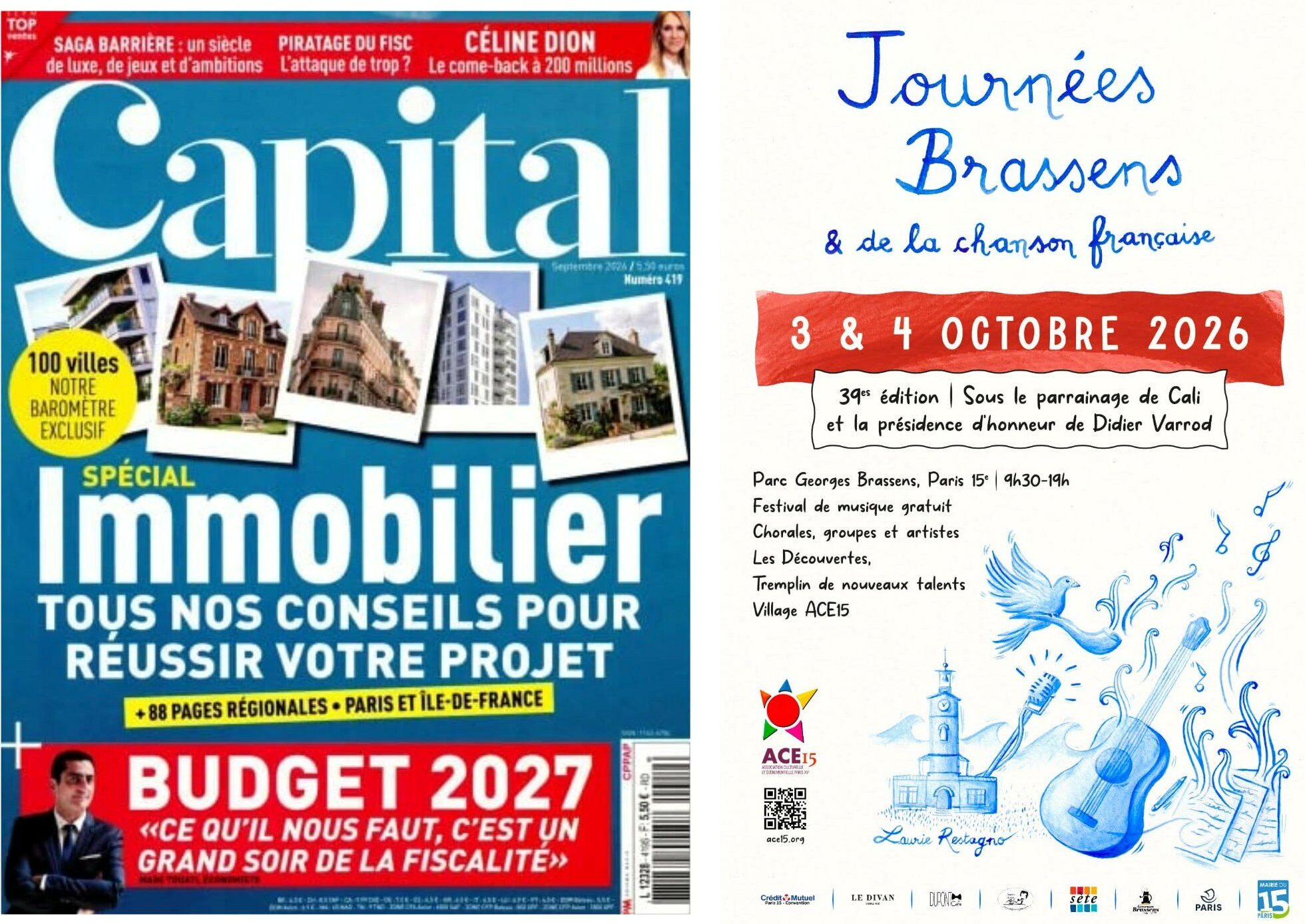 Capital - septembre 2026 - Journées Brassens