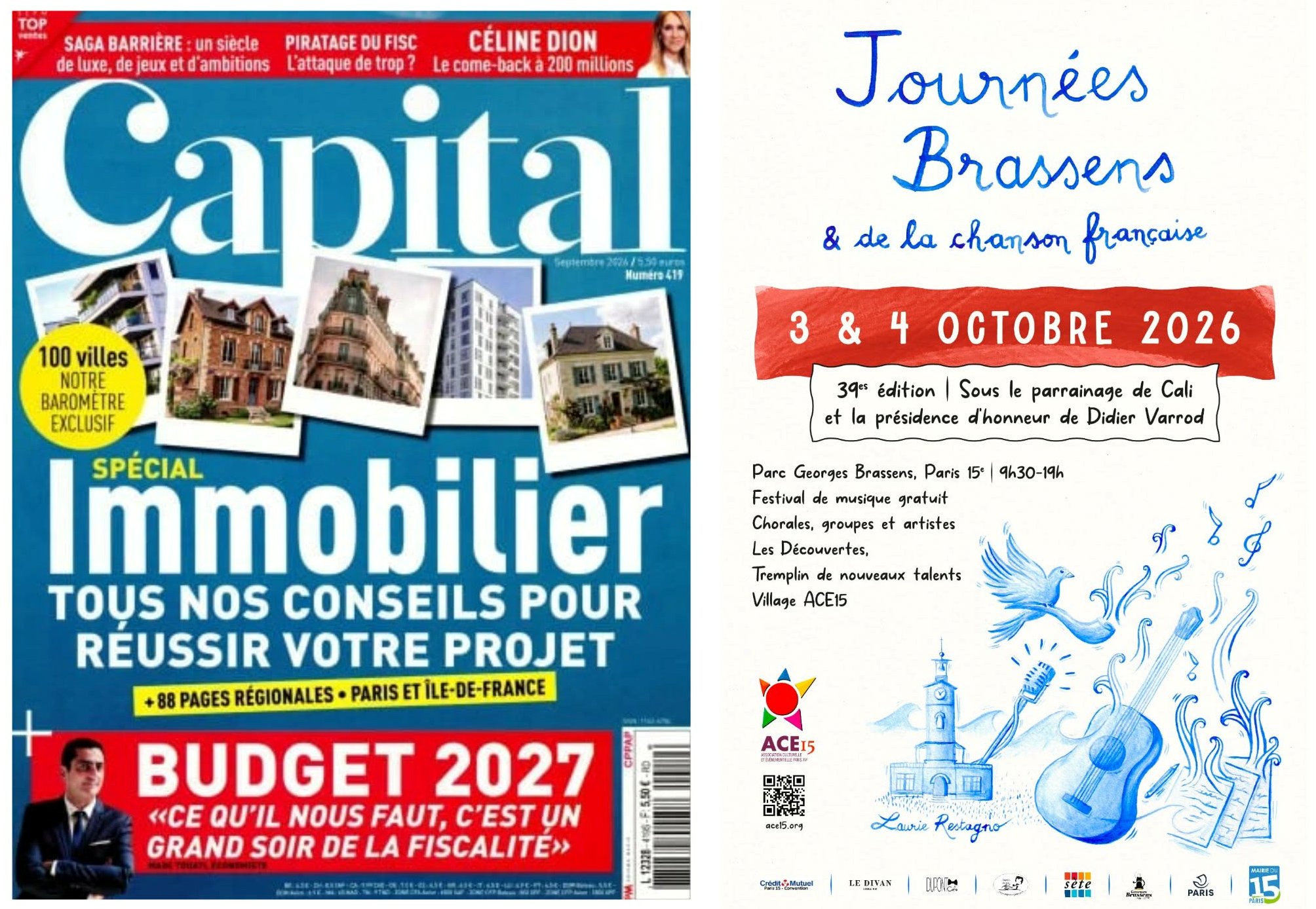 Capital - septembre 2026 - Journées Brassens