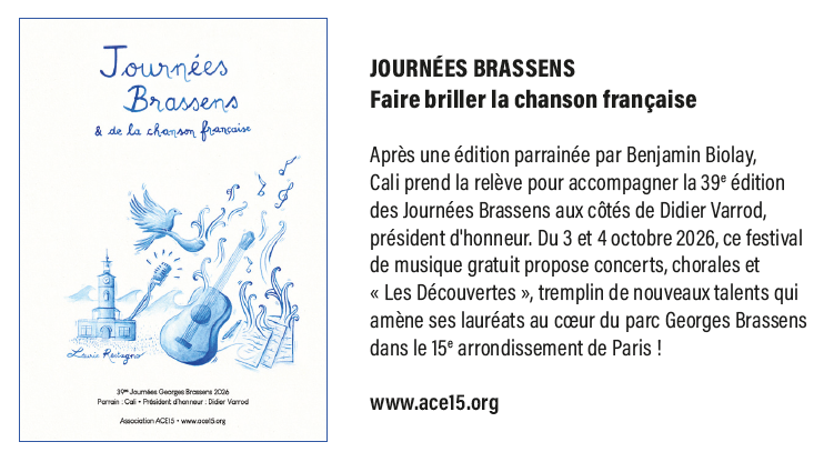 Journées Brassens - Le Figaro Magazine - 18 septembre 2026 - RED communication