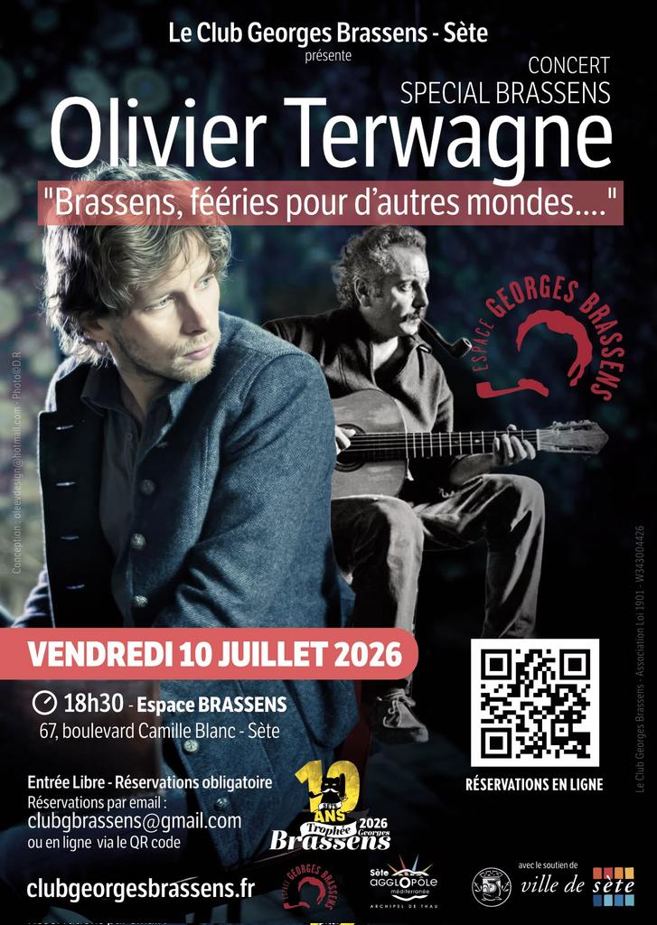 Olivier Terwagne - Les Découvertes des Journées Brassens 2026
